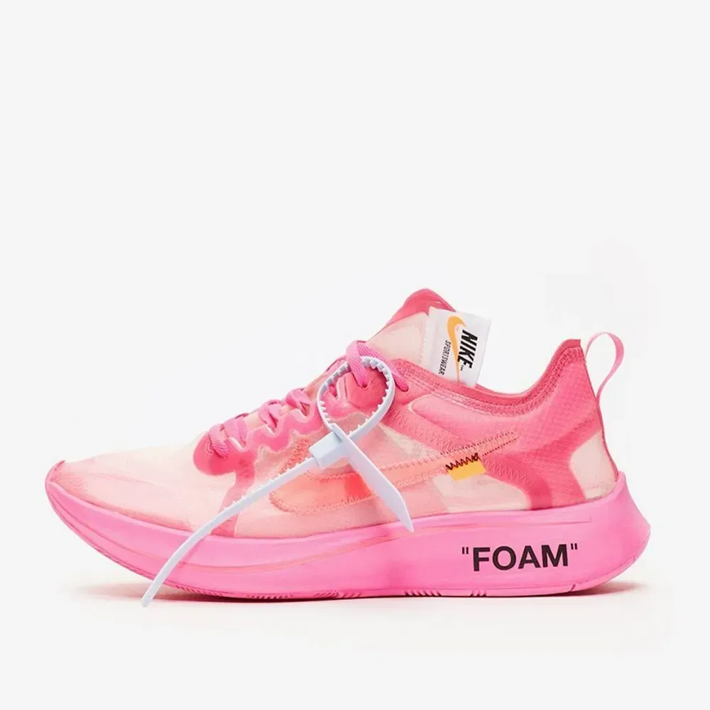 美品NIKE×OFF-WHITE THE 10 ZOOM FLY PINK Off-White x Nike Zoom Fly Pink - Droper
