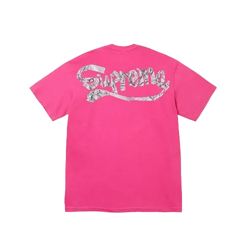 Camiseta Supreme Tape Fuchsia SS25-W18