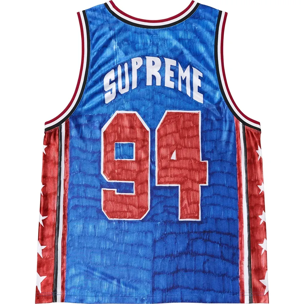 Camiseta Supreme Marker Basketball Jersey SS25-W18 - Droper