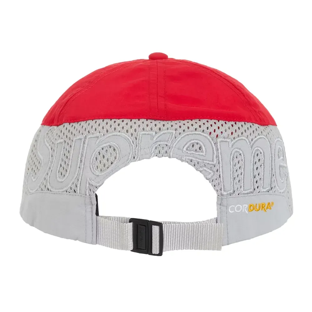 Boné Supreme Cordura Mesh 6-Panel Red SS25-W18 - Droper