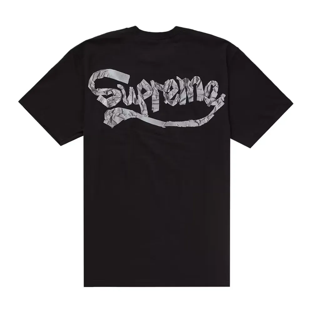 Camiseta Supreme Tape Black SS25-W18 - Droper