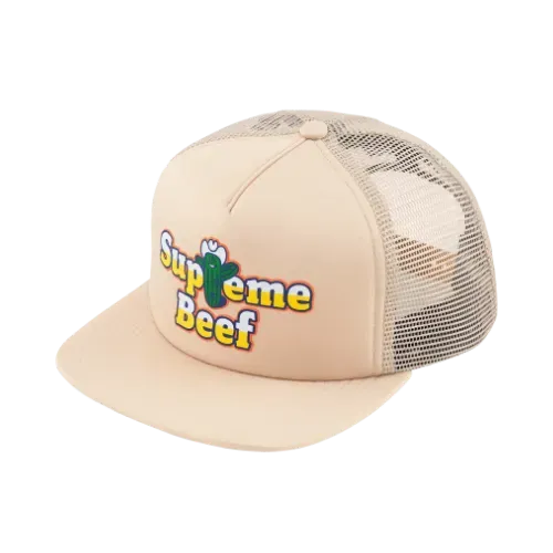 Boné Supreme Beef Mesh Back 5-Panel Brown SS25-W18