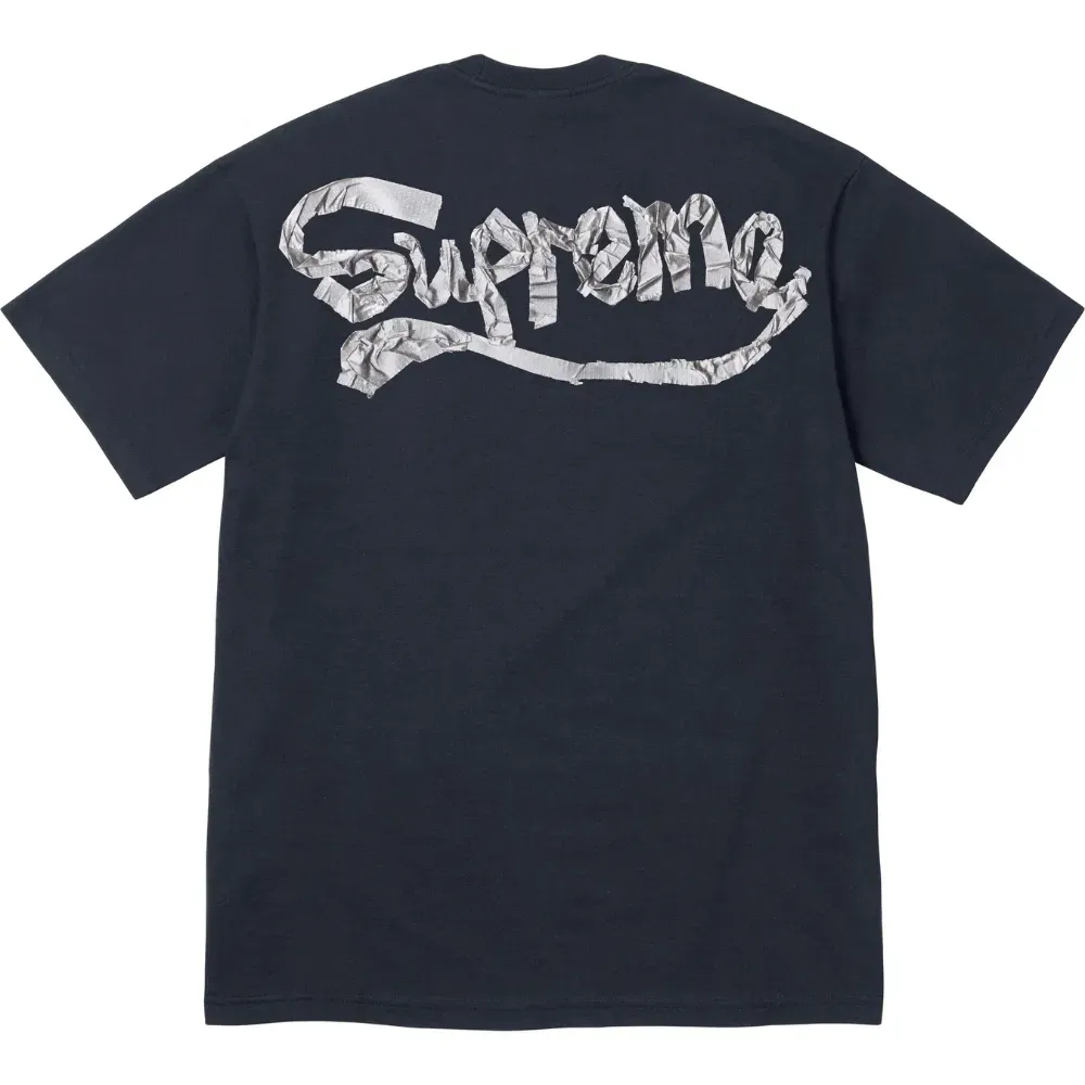 Camiseta Supreme Tape Navy SS25-W18 - Droper