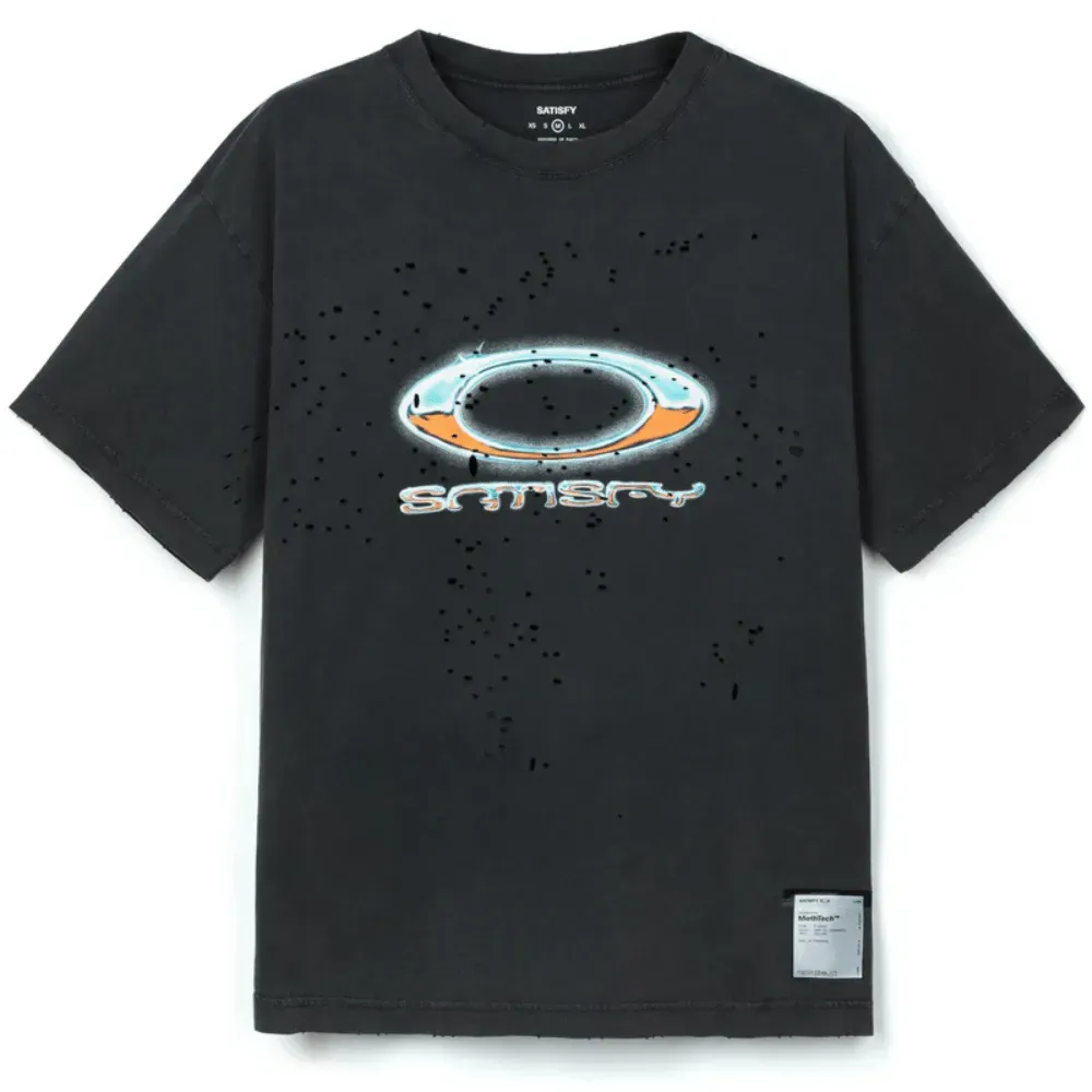 タグ付き satisfy MothTech Oakley T-Shirt XL Satisfy x Oakley Camisa MothTech Black - Droper