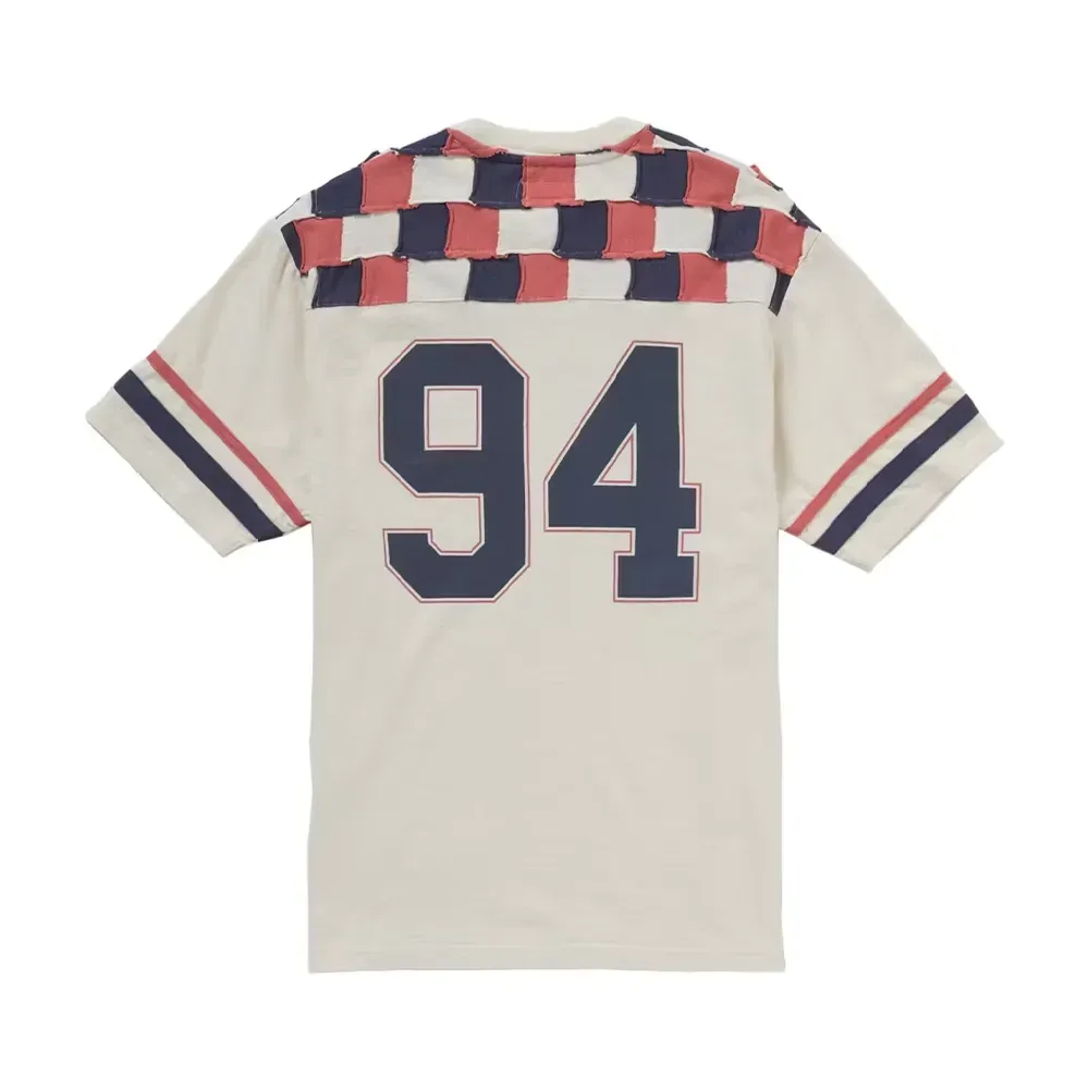 Camiseta Supreme Patchwork Yoke Football Stone - Droper