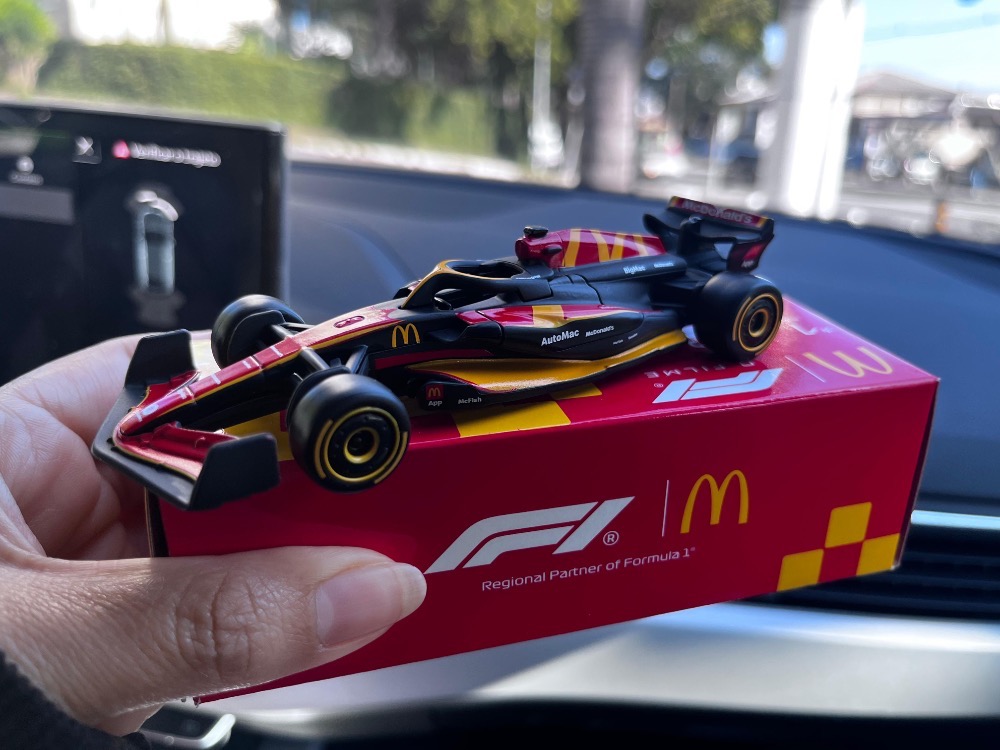 F1 x McDonald's Miniatura Automac 1/43