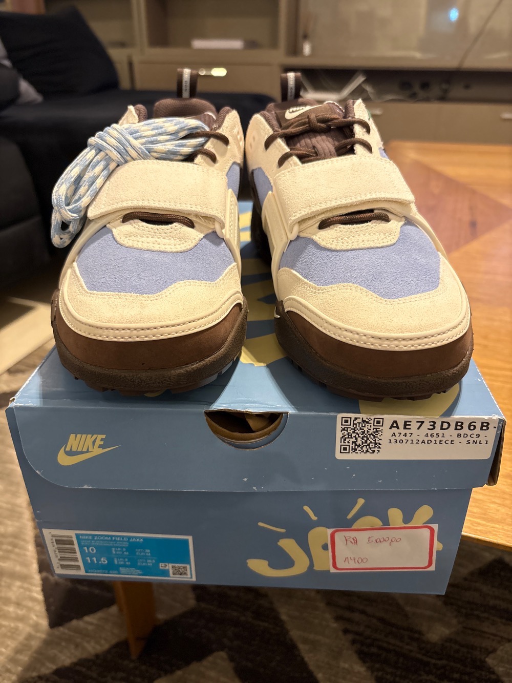 Travis Scott x Nike Zoom Field Jaxx Leche Blue