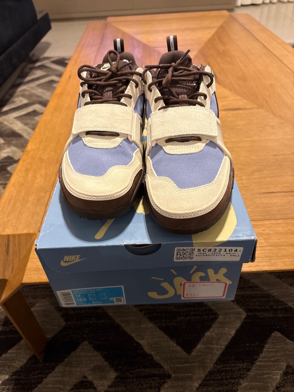Travis Scott x Nike Zoom Field Jaxx Leche Blue