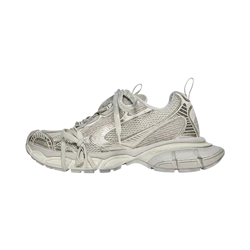 Balenciaga 3XL Sneaker Worn-Out Eggshell Black - Droper