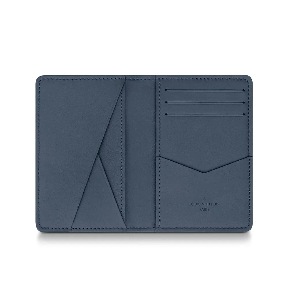 Carteira Louis Vuitton Pocket Organiser Navy Blue foto 2