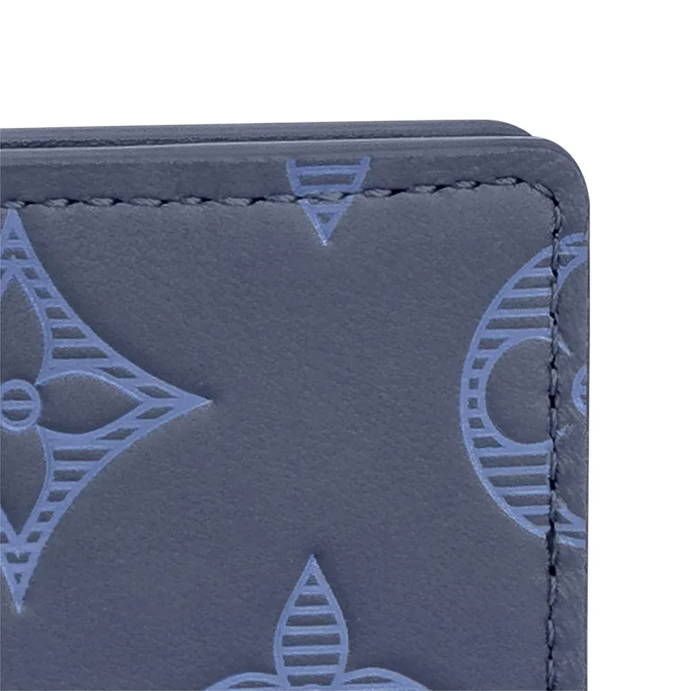 Carteira Louis Vuitton Pocket Organiser Navy Blue foto 3
