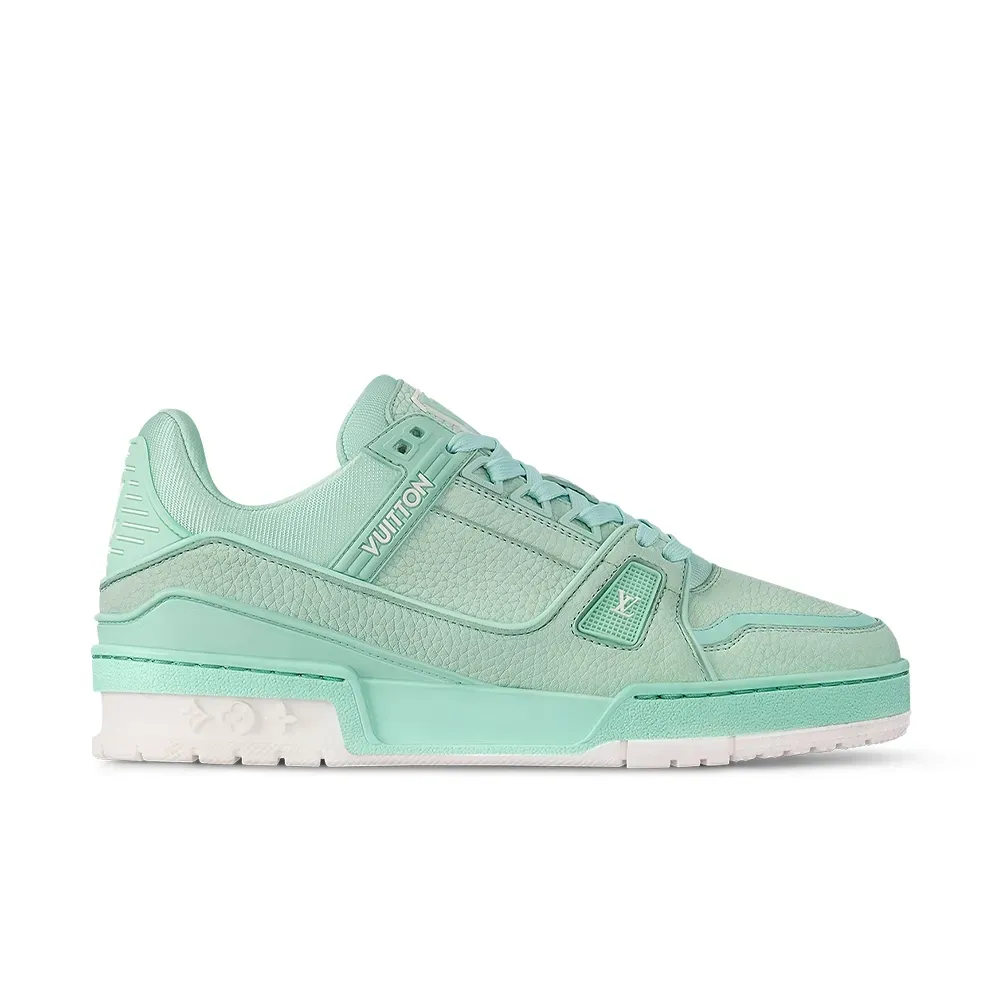 Louis Vuitton LV Trainer Mint Green White foto 1