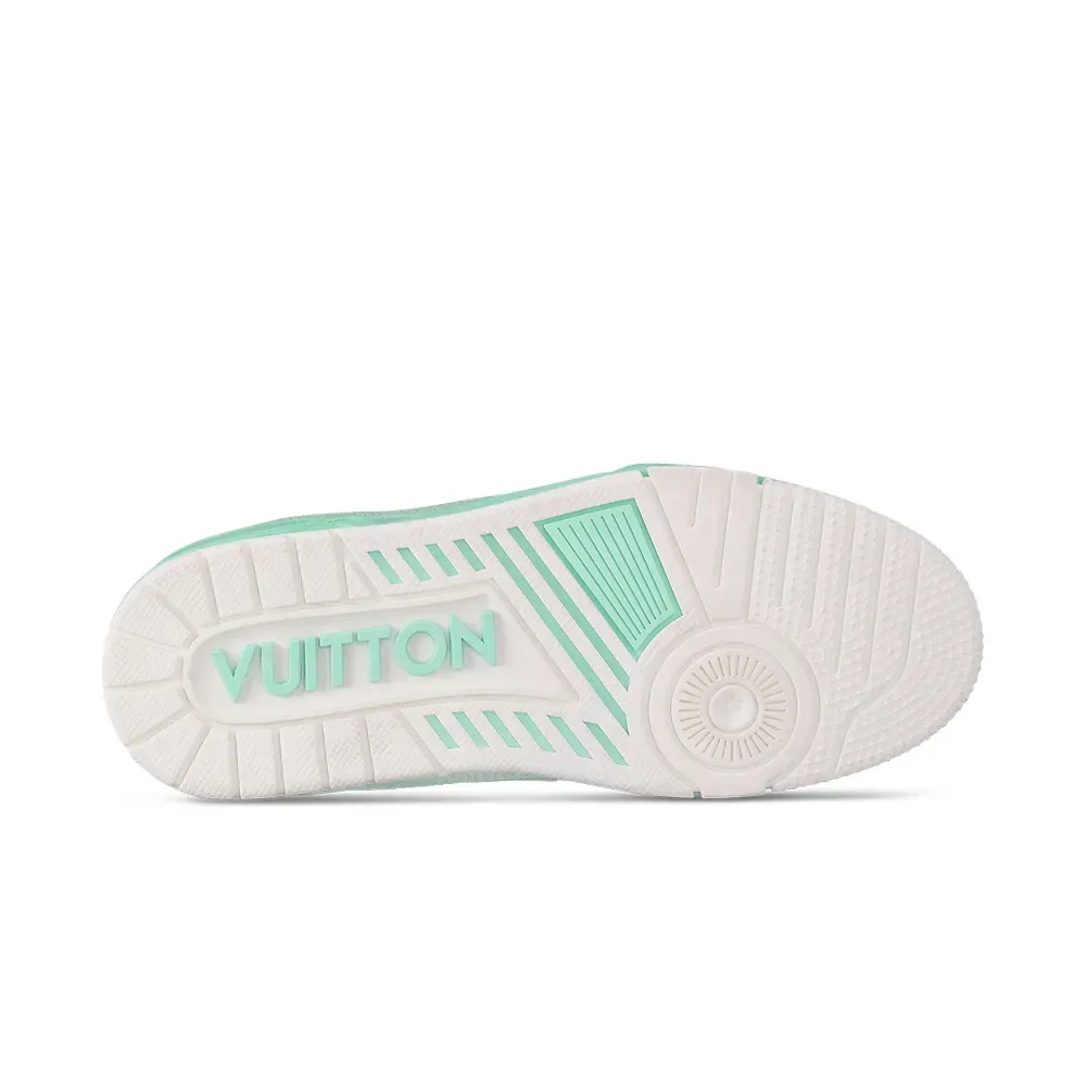 Louis Vuitton LV Trainer Mint Green White foto 4