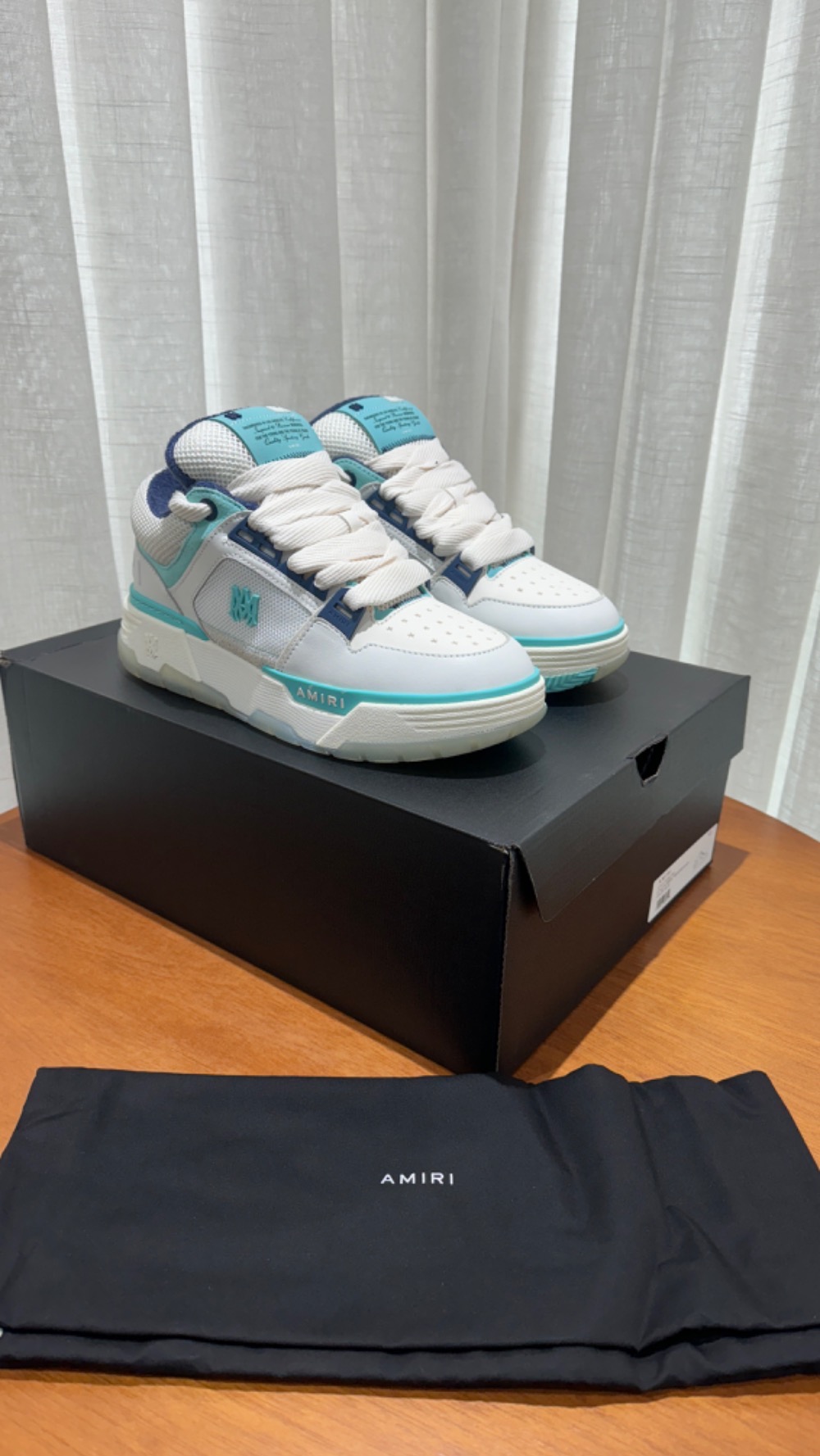 Amiri MA-1 White Light Blue