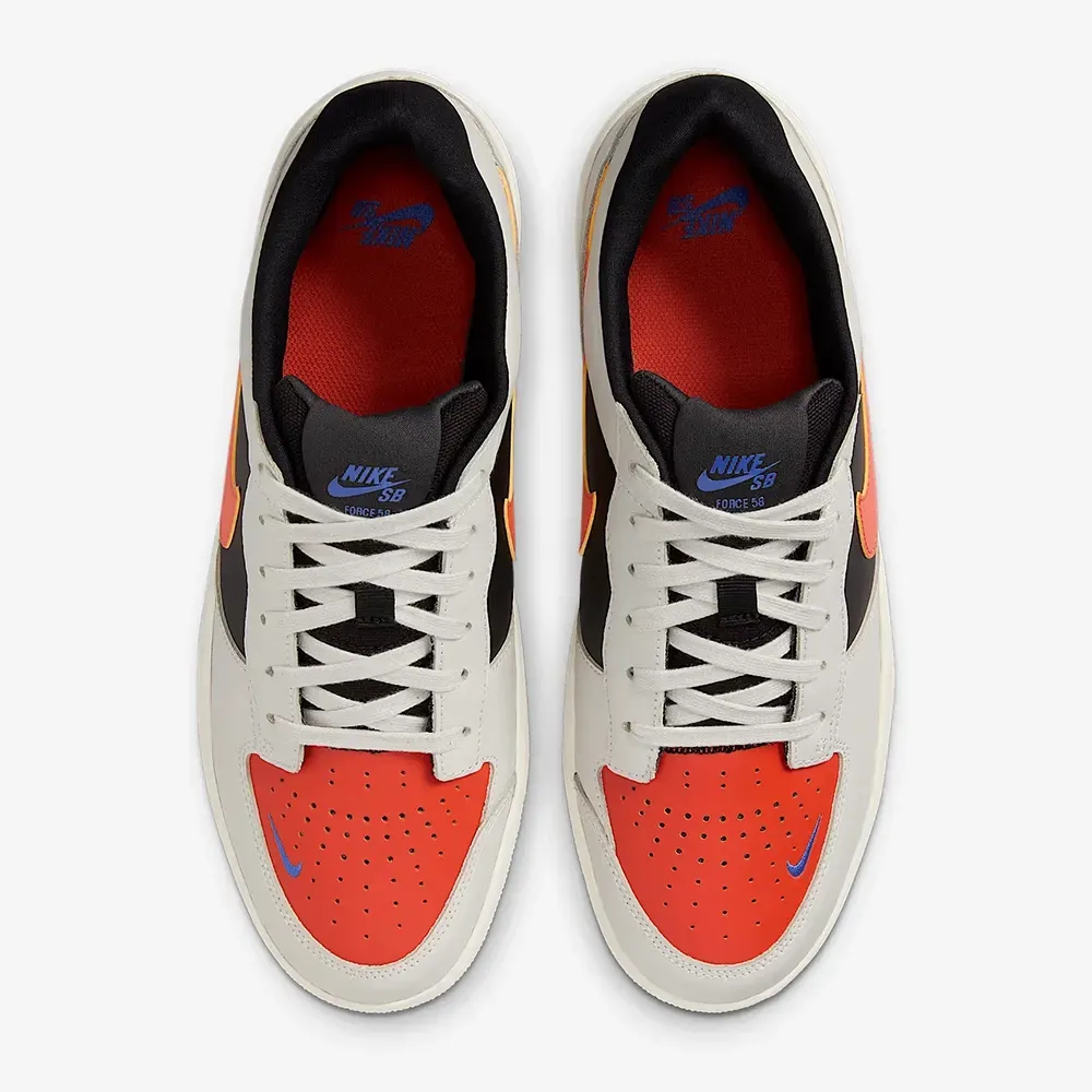 Nike SB Force 58 Premium Light Bone Black Astronomy Blue Cosmic