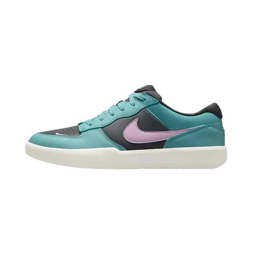 Nike SB Force 58 Premium Denim Turquoise Dark Smoke Grey Red Sepia Pink