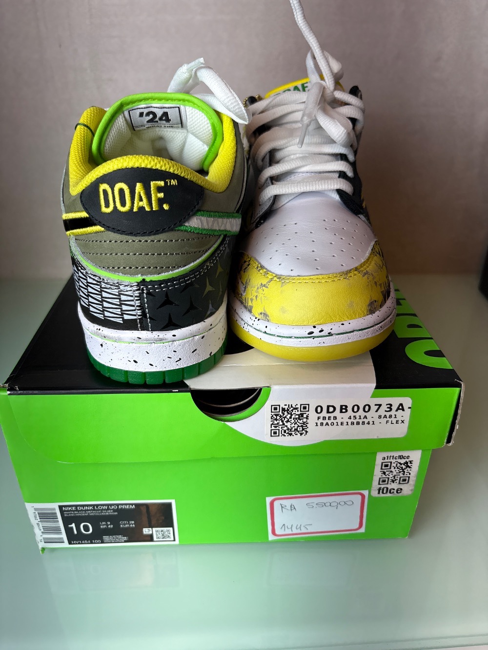 Nike Dunk Low What the Duck University of Oregon Away PE — 42, Novo