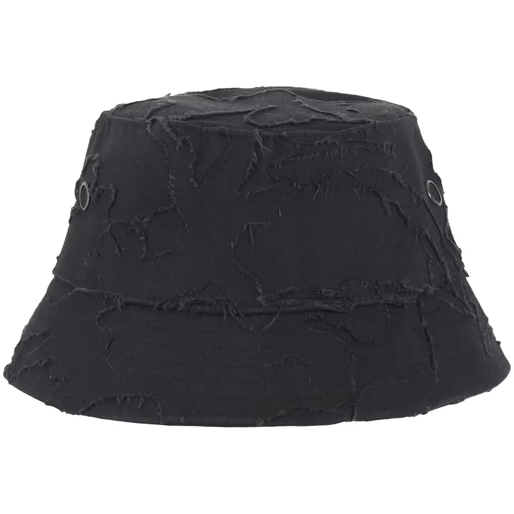 Bucket Supreme Layered Camo Crusher Black SS25-W19 - Droper