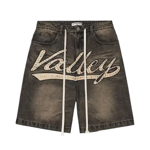 Jorts Vale Lives Forever Skittles Black Cream