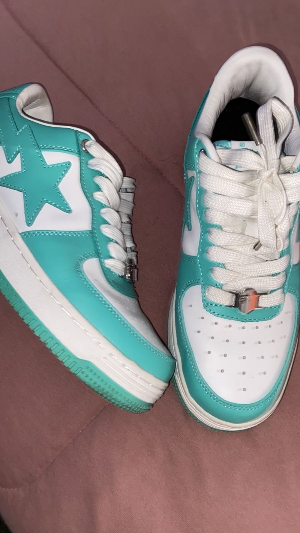 A Bathing Ape Bape Sta #4 Line Camo White Sax