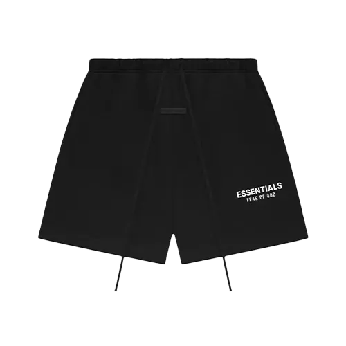 Bermuda Fear of God Essentials Classic Sweatshort Jet Black SS25