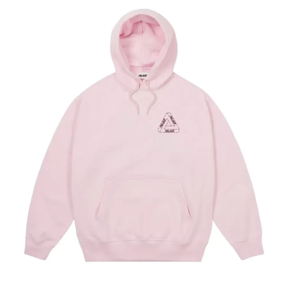 Moletom Palace Barbed Tri-Ferg Hood Lush Flush Pink — M / G / XG, Novo