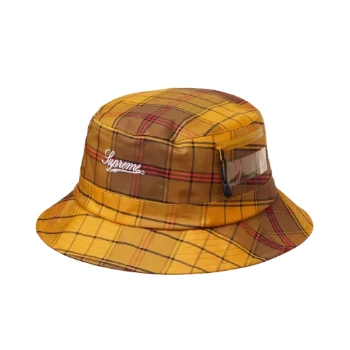 Chapéu Supreme GORE-TEX Tech Crusher Gold Plaid FW21-W13 - Droper