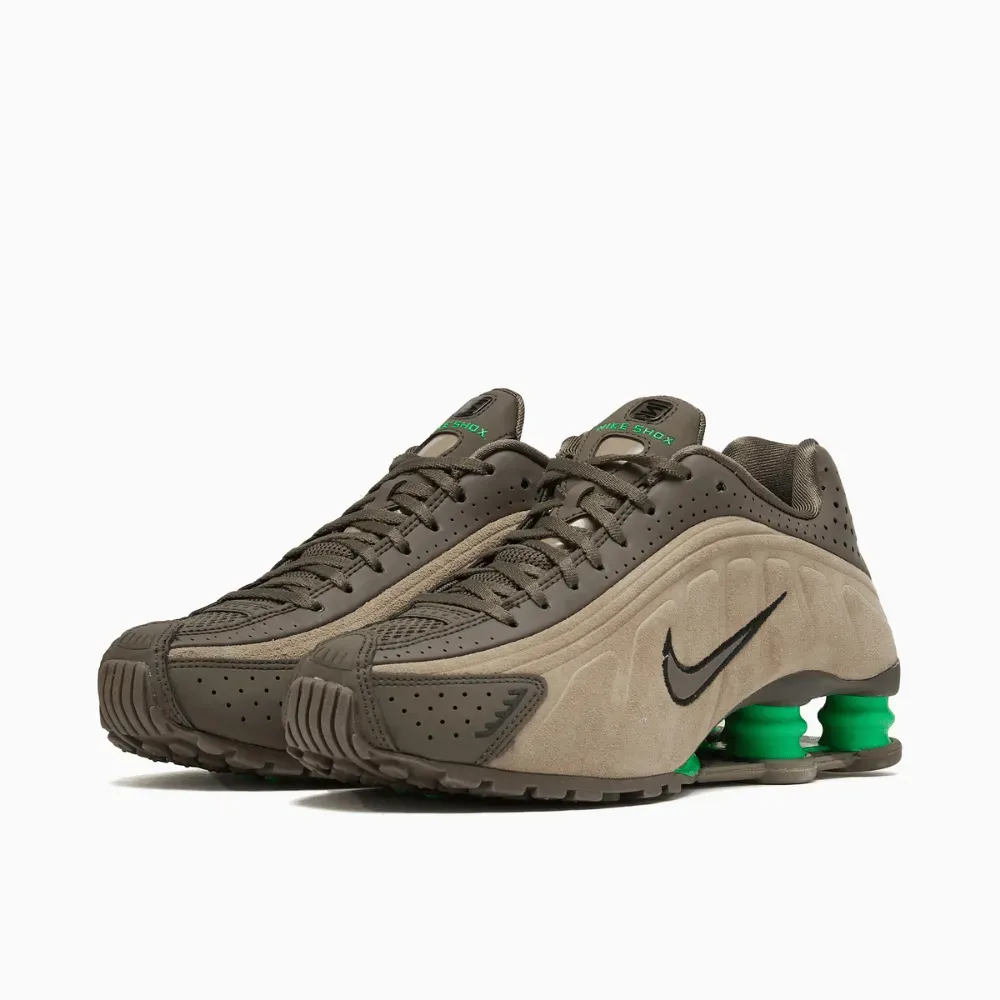 Nike Shox R4 Olive Khaki - Droper