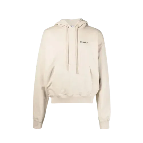 Moletom Off-White Geometry Arrow Logo Beige