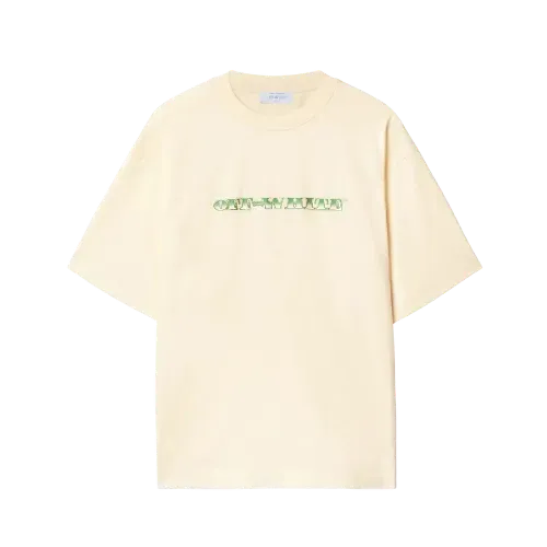 Camiseta Off-White Cash Arrow Skate S/S White Asparagus Neutrals
