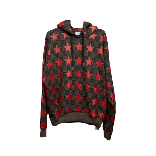 Moletom Off-White Stars All Over Skate S/S Green Red