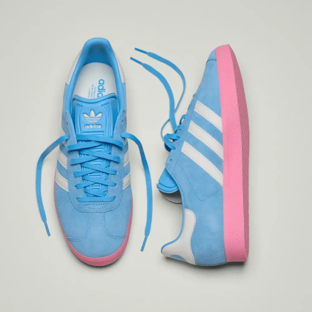 adidas Gazelle Inter Miami CF Semi Blue Burst White Tint Bliss Pink foto 2