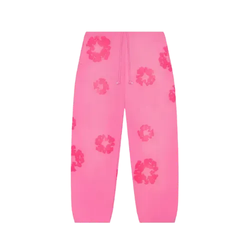 Calça Denim Tears Mono Cotton Wreath Pink
