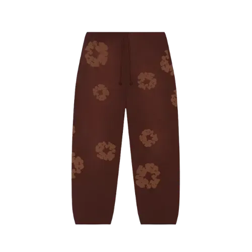 Calça Denim Tears Mono Cotton Wreath Brown