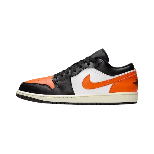 Air Jordan 1 Low Black White Sail Starfish