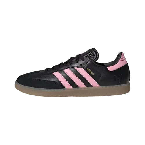 Messi x adidas Samba Core Black Gold Metallic Gum