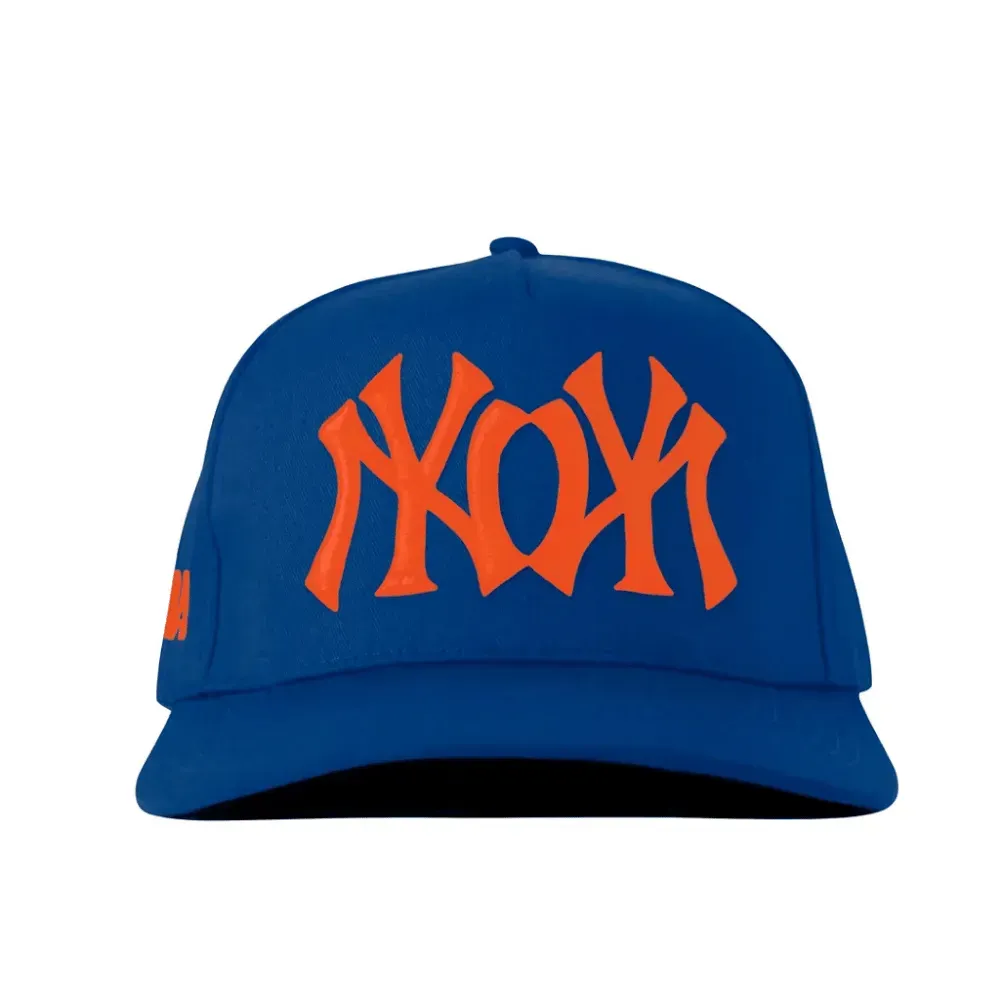 Boné oMA Studios NY NY Curved Brim Blue Orange - Droper