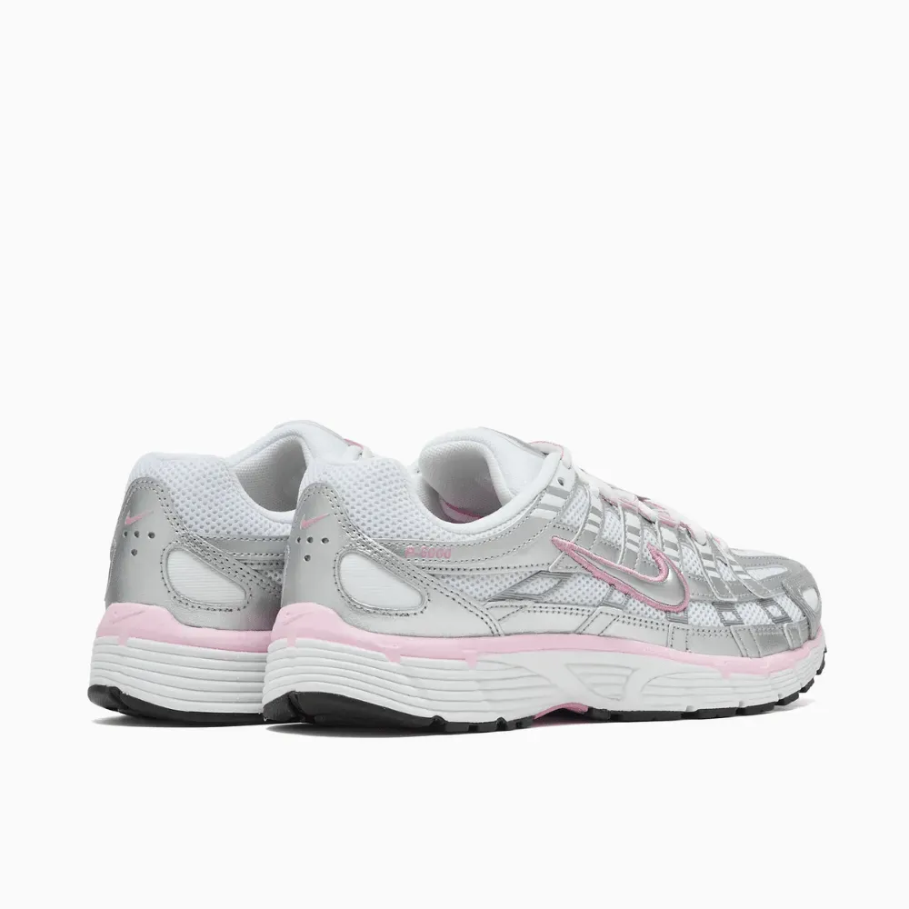 Nike P-6000 White Elemental Pink Black Metallic Silver foto 4