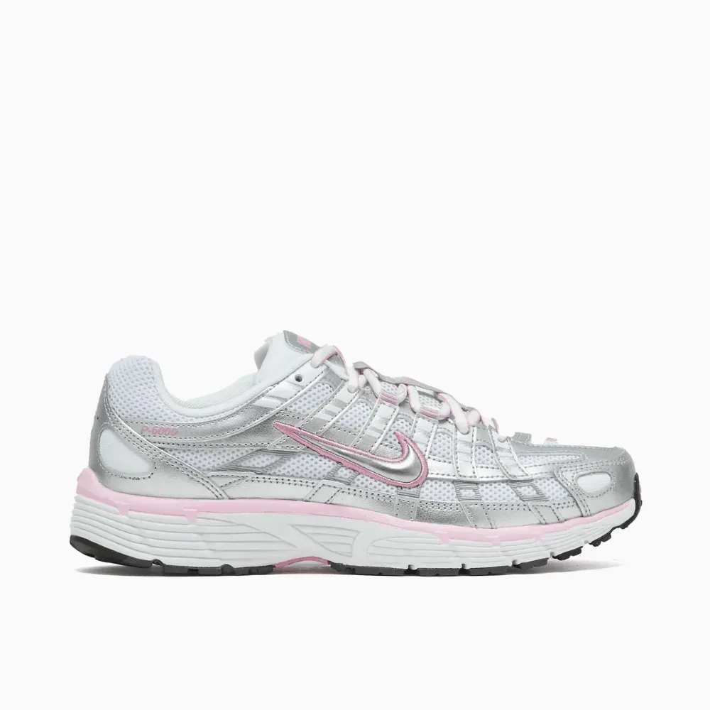 Nike P-6000 White Elemental Pink Black Metallic Silver foto 1