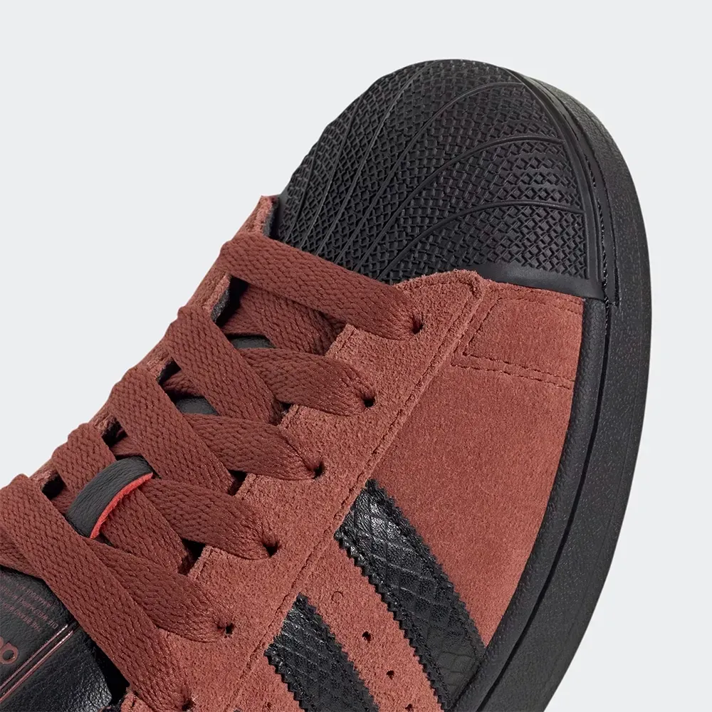 adidas Superstar II Wild Sepia Core Black Team Victory Red - Droper