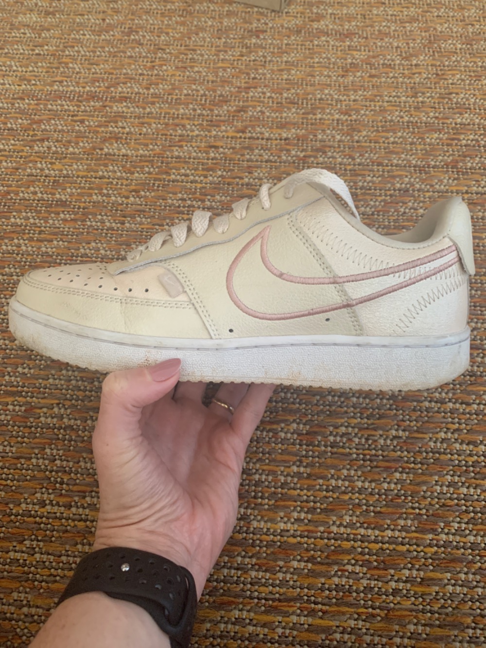 Nike Court Vision Low Premium Pearl White
