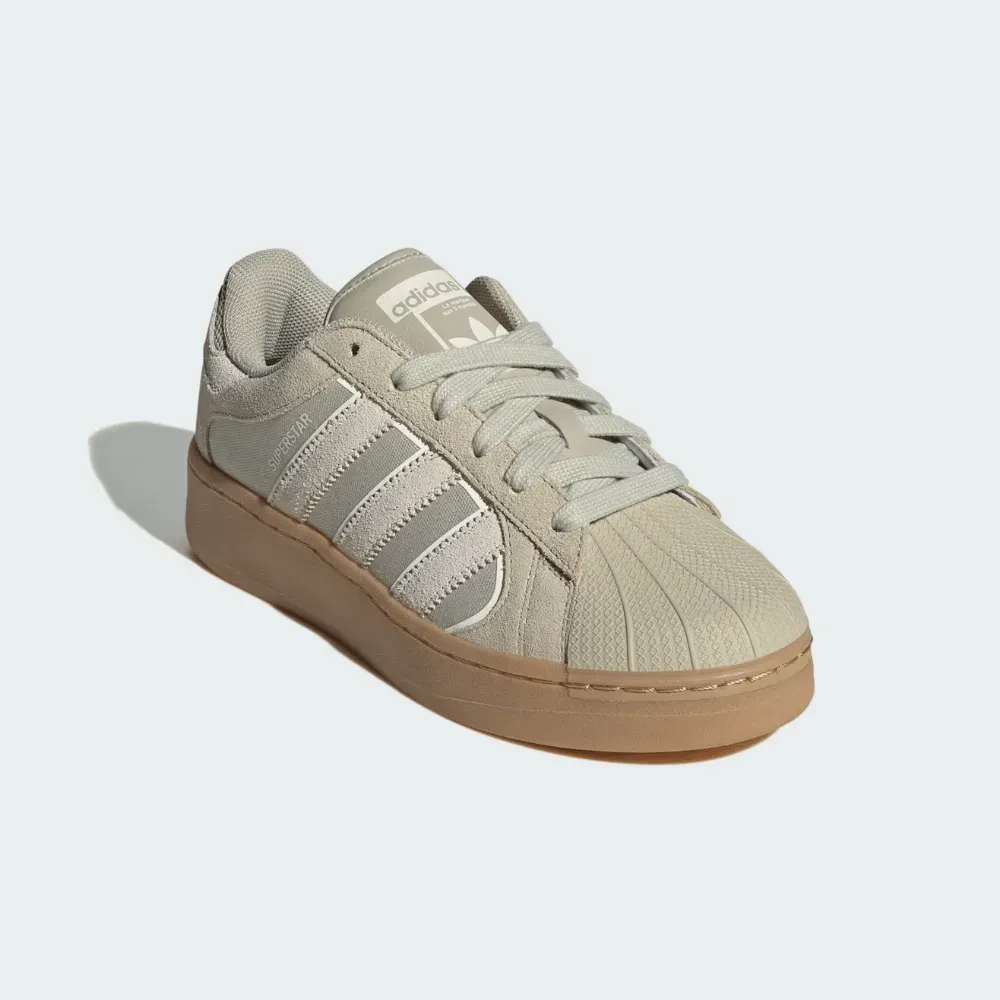 adidas Superstar XLG Putty Grey Off White Gum - Droper