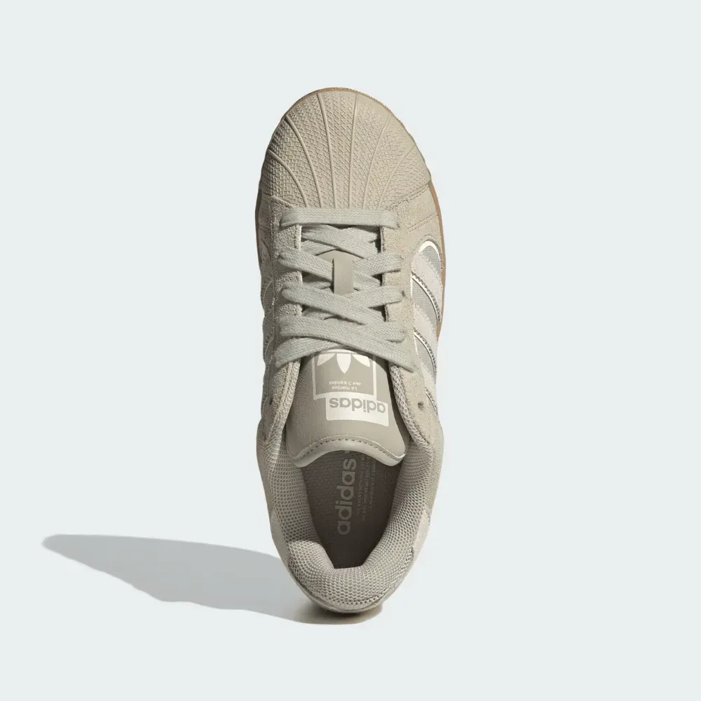 adidas Superstar XLG Putty Grey Off White Gum - Droper