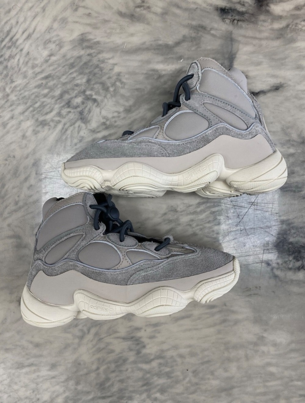 Yeezy 500 High Mist Stone — 40.5, Novo