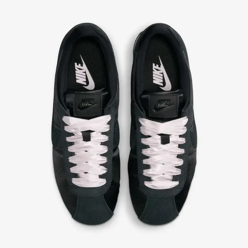 Nike Cortez TXT Black Satin - Droper