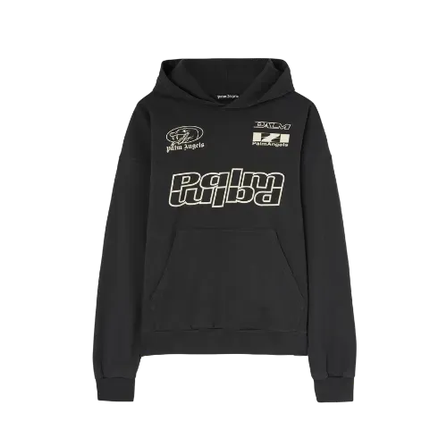 Moletom Palm Angels LNY_Hoody Black Off White