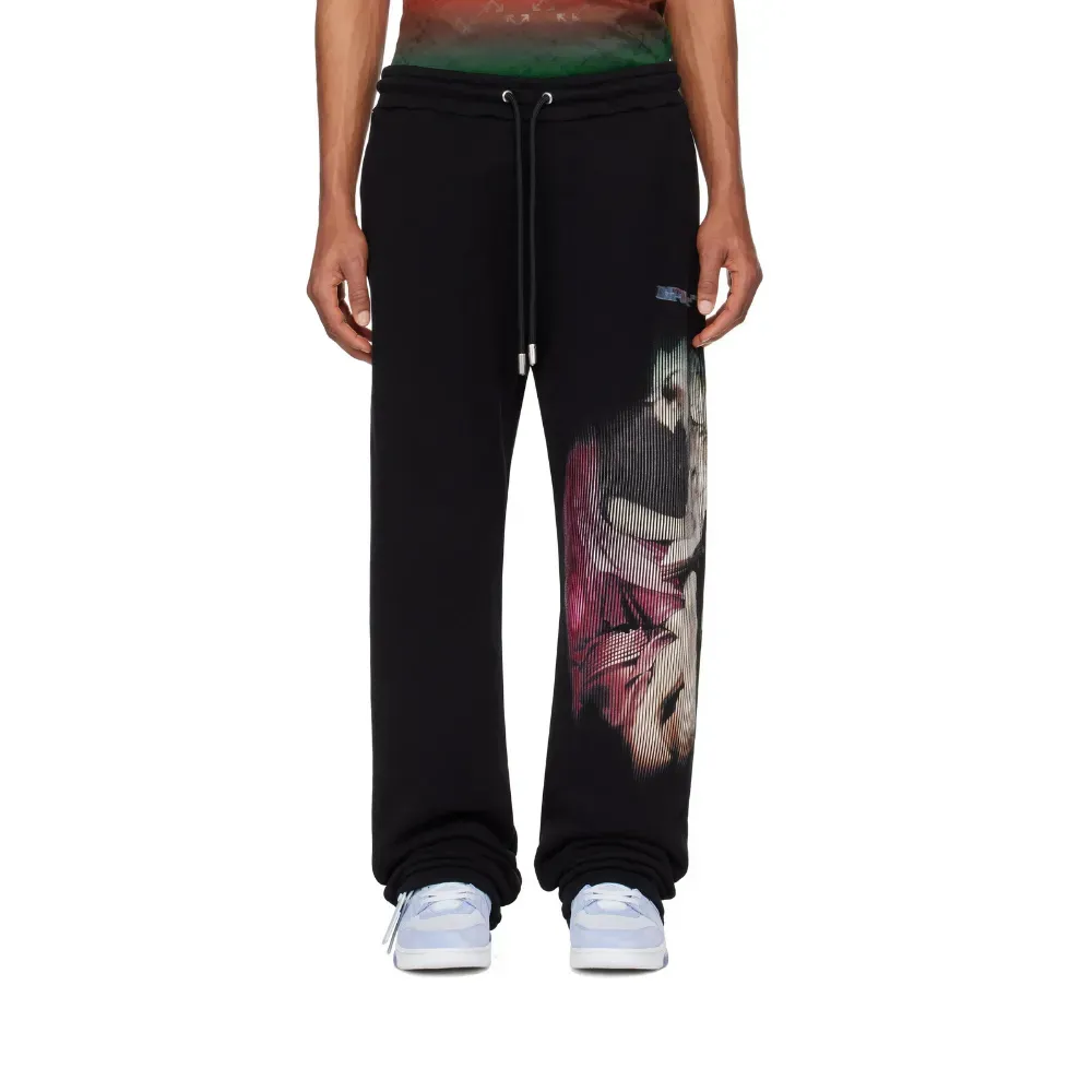 Calça Off-White S. Matthew Graphic Print Black foto 1