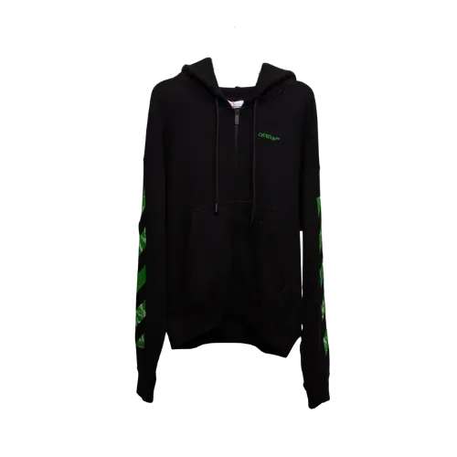 Moletom Off-White c/o Virgil Abloh Moon Tab Oversized Black
