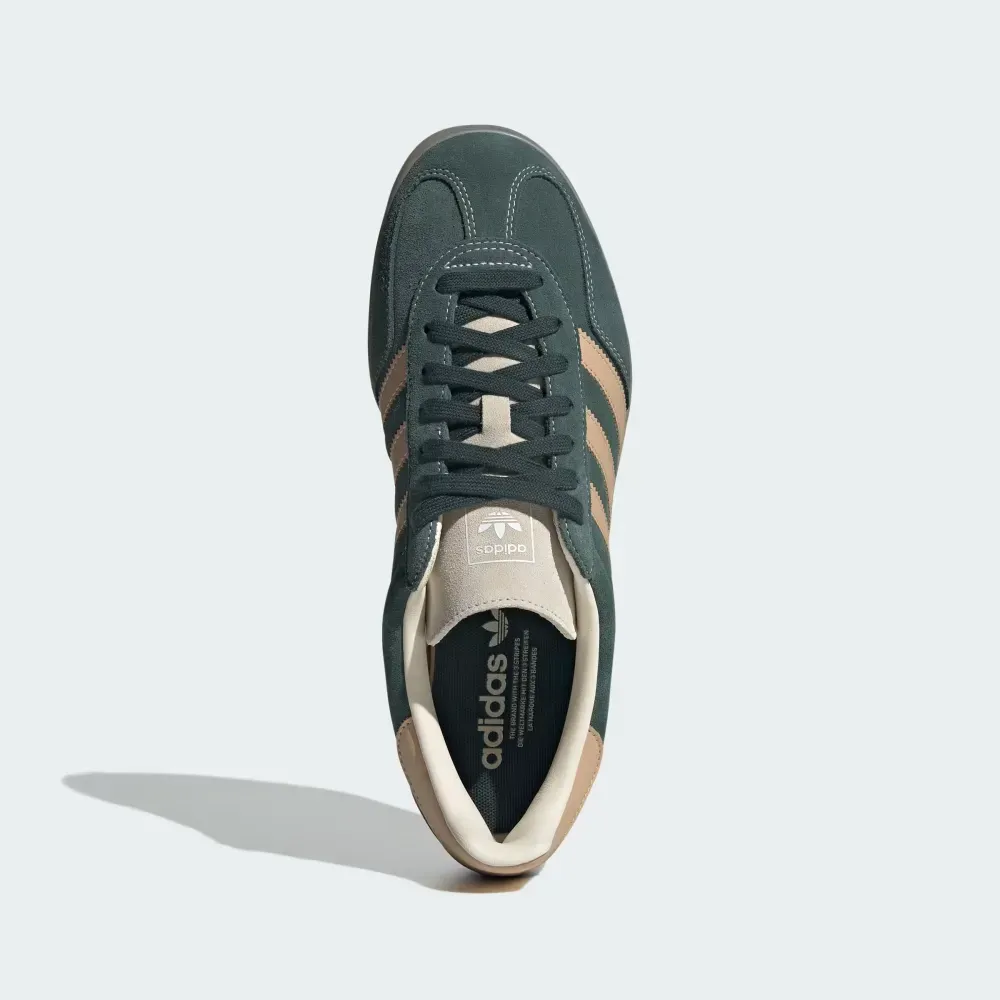 adidas Gazelle Indoor Shadow Green Warm Sandstone foto 2