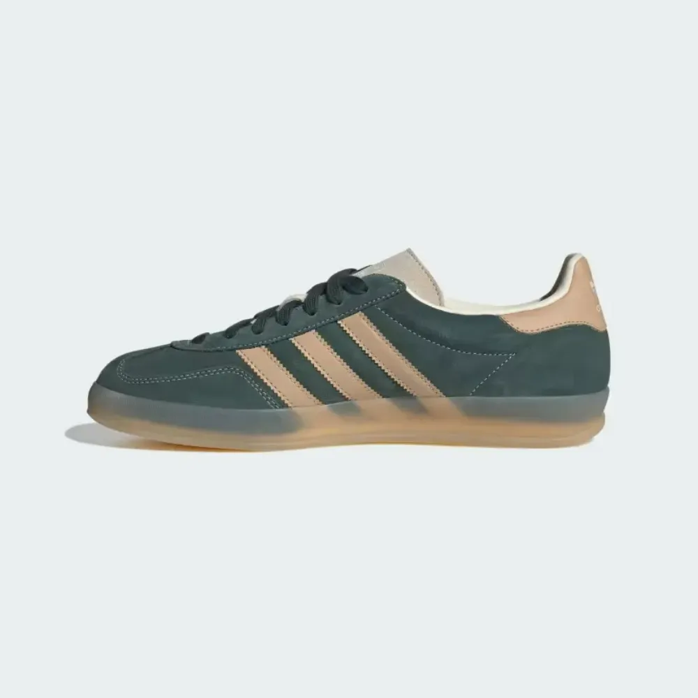 adidas Gazelle Indoor Shadow Green Warm Sandstone foto 3